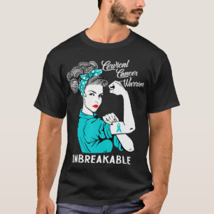 Baarmoederhalskanker - onverbrekelijk bewustzijn t-shirt