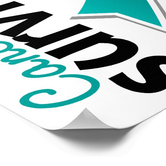 Baarmoederhalskanker Overleving 19 Poster (Hoek)