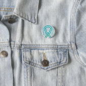 Baarmoederhalskanker - Ribbon Angel Button Pin (In situ)