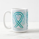 Baarmoederhalskanker - Ribbon Angel - Mok (Links)