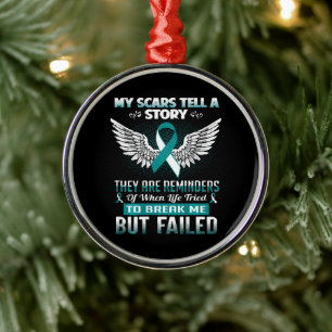 Baarmoederhalskanker Vrouwen Metalen Ornament