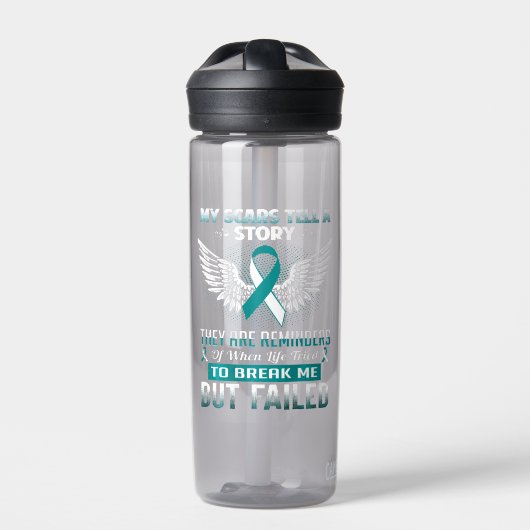 Baarmoederhalskanker Vrouwen Waterfles (Voorkant)