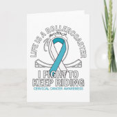 Baarmoederhalskanker, wit blauwgroen lint kaart (Voorkant)