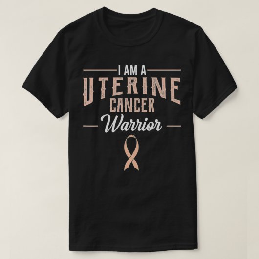 Baarmoederkanker Bewustzijn Baarmoeder Endometrium T-shirt (Design voorkant)