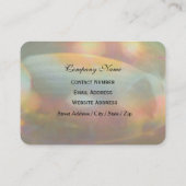 Baarnetscue Elegant Professional Pearl Round Visitekaartje (Achterkant)