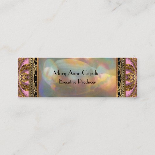 Baarnetscue Elegant Skinny Professional Mini Visitekaartje (Voorkant)