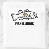 Baars Illinois Rechthoekige Sticker (Tas)