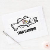 Baars Illinois Rechthoekige Sticker (Envelop)