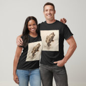 Baars springt uit het water t-shirt (Unisex)