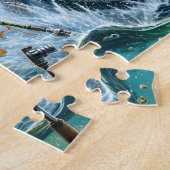 Baars vissen legpuzzel (Zijkant)