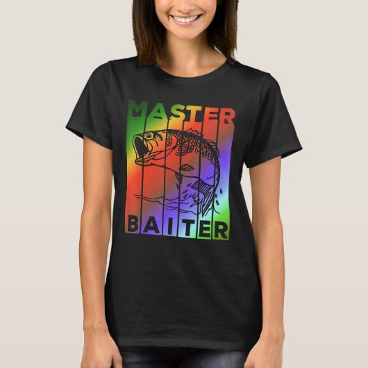 Baars vissen Meester Lokker T-shirt (Voorkant)