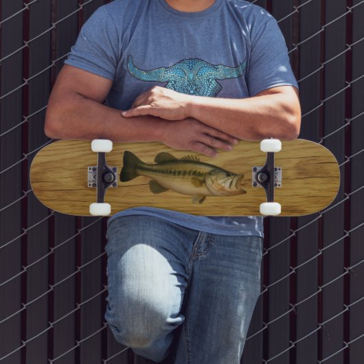 Baars vissen persoonlijk skateboard (Buiten 3)