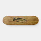 Baars vissen persoonlijk skateboard (Horizontaal)