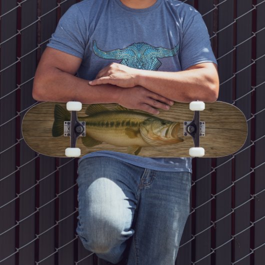 Baars vissen persoonlijk skateboard (Buiten 3)