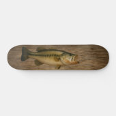 Baars vissen persoonlijk skateboard (Horizontaal)