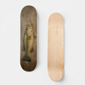 Baars vissen persoonlijk skateboard (Voorkant)
