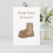 Baarscootine behouden bedankkaart (Staand voorkant)