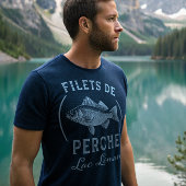 Baarsfilets Filets de Perch Meer van Genève T-shirt