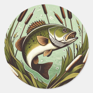 Baarsvissen Vaderdag Ronde Sticker