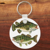 Baarsvissen voor vissers en visvrouwen sleutelhanger (Voorkant)