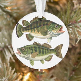 Baarsvissers en visvrouwen ornament