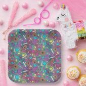 Baarten en tabletops papieren bordje (Feest)