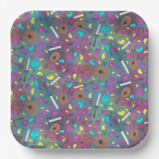 Baarten en tabletops papieren bordje