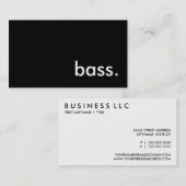 baarzen visitekaartje (Voorkant / Achterkant)