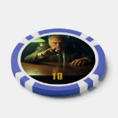 Baas 10 dollar poker chip (Enkel)