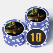 Baas 10 dollar poker chip (Opstapeling)
