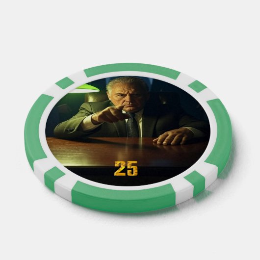 Baas 25 dollar poker chip (Enkel)
