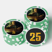 Baas 25 dollar poker chip (Opstapeling)