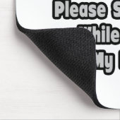 Baas ... Achterkant... Mijn magische werk Muismat (Hoek)