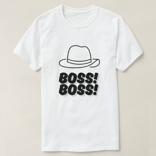 Baas ! Baas! T-shirt (Design voorkant)