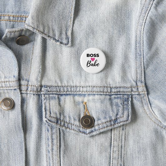 Baas Babe 2 Ronde Button 3,2 Cm (In situ)