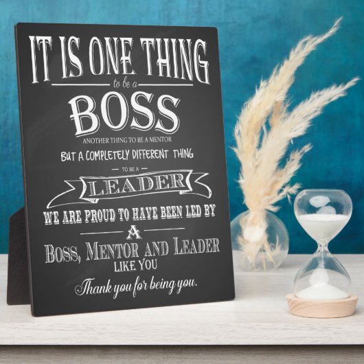 baas bedankt fotoplaat (Zijkant)