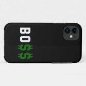 Baas, Bo$ Case-Mate iPhone Case (Achterkant (horizontaal))