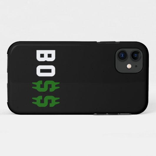 Baas, Bo$ Case-Mate iPhone Case (Achterkant (horizontaal))