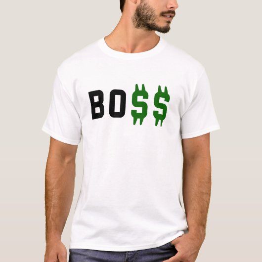 Baas, Bo$ T-shirt (Voorkant)