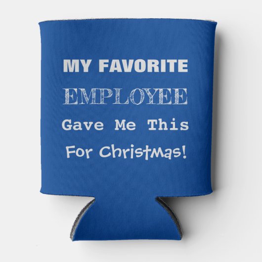 Baas cadeau blikjeskoeler (Voorkant)