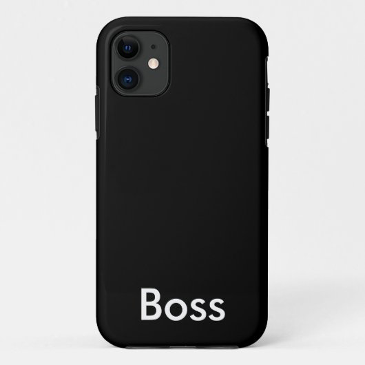 Baas Case-Mate iPhone Case (Achterkant)