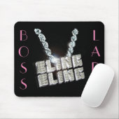 Baas Dame Bling Bling Muismat (Met muis)
