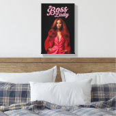 Baas Dame Canvas Print (Insitu (Slaapkamer))