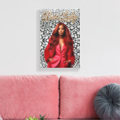 Baas Dame Canvas Print (Insitu (Woonkamer))