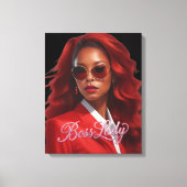 Baas Dame Canvas Print (Voorkant)