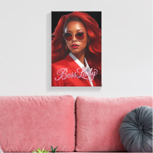 Baas Dame Canvas Print