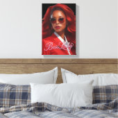 Baas Dame Canvas Print (Insitu (Slaapkamer))