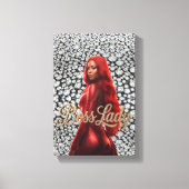 Baas Dame Canvas Print (Voorkant)