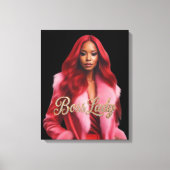 Baas Dame Canvas Print (Voorkant)