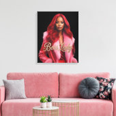 Baas Dame Canvas Print (Insitu (Woonkamer))